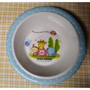 Hana Cobi Animal Kingdom Vintage Small 2002 Bowl Plastic Melamine Wild